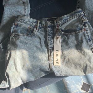 Purple jeans